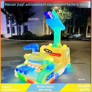 Nouveau modèle 2025 – Voiture électrique carrée pour enfants, voiture tamponneuse en plastique pour intérieur/extérieur, idéale pour les sorties parent-enfant en famille le soir - Product Image 3