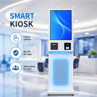 27/32'' Kios Pemesanan Mandiri Restoran Cepat Saji dengan Printer Struk dan Pemindai QR serta Pembayaran Tap NFC di Ponsel