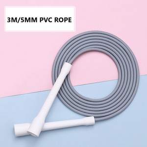 Miễn phí mẫu nhà tập thể dục Jump Rope có thể điều chỉnh bỏ qua Rope nhựa PVC core tốc độ dây thừng - Product Image 3