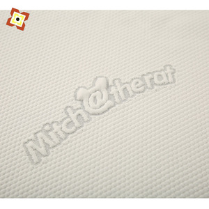 Tissu de matelas en microfibre de polyester 100% à double couche d'<span class=keywords><strong>air</strong></span>, tricot jacquard blanc élastique pour textile de maison - Product Image 4