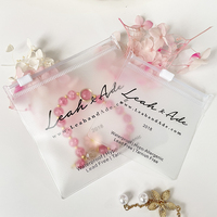 Sacs d'Emballage Personnalisés en PVC avec Logo pour Boucles d'Oreilles et Colliers – Sachets Ziplock Transparentes pour Bijoux avec Logo