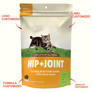 Perna Mussel Marine Agility Aid Advanced Integratore per Anche e Articolazioni per Gatti con Glucosamina Condroitina MSM, 30 Compresse Masticabili Morbide - Product Image 2