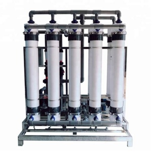 Unité de filtration par membrane (UF) pour l'élimination des micro-organismes, membrane en PVDF à fibres creuses de 8 pouces pour dessalement d'eau de mer, 1 an, 1000-4000 L/h - Product Image 5
