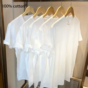 Wholesale bamboo band shirt-210 Gsm Weight Basic T shirt Blank Tee No Brand Custom Made Heavy Cotton T Shirt