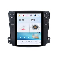 8G + 128G Android 11 Qualcomm 665 para Mitsubishi Outlander 2006-2012 Tesla navegación GPS del coche de la pantalla Unidad de reproductor Multimedia 4G