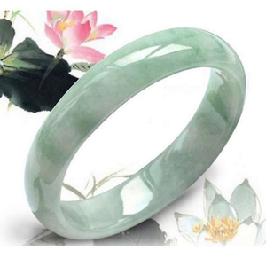 <strong>Wholesale</strong> Promotional Beautiful Green <strong>Stone</strong> s High Quality Rounded Natural <strong>Stone</strong> <strong>Jade</strong> Bangle Green - Product Image 3