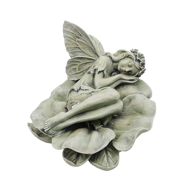 Figuras de resina de Ángel durmiente de Amazon, escultura de poliresina 3d personalizada para <span class=keywords><strong>decoración</strong></span> de fiesta