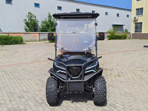 Carrito de Golf Eléctrico de 4 Ruedas y 4 Plazas, Elevado con Carcasa, Buggy Todoterreno con Batería, Llantas Personalizadas y Neumáticos Grandes para Resort o <span class=keywords><strong>Club</strong></span> - Product Image 4