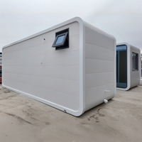Maisonnette préfabriquée PrimeHome Apple Cabin disponible en OEM/ODM, anti-corrosion, résistante au vent, certifiée CE, conforme aux normes américaines pour appartements et centres commerciaux