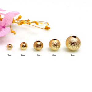 สเปเซอร์ชุบเงินแท้14K 18K ลูกปัดสีทอง - Product Image 2