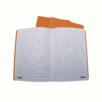 Cuaderno de Papel Cosido con Cubierta Plana Premium, A5, 50 Hojas, 80 GSM, con Logotipo Personalizado para Oficina y Diario