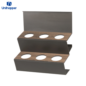 Unihopper fabbrica nordic nero 2 tier cucina a <span class=keywords><strong>parete</strong></span> rack di stoccaggio <span class=keywords><strong>portaspezie</strong></span> - Product Image 4
