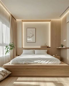 2025 nuevo conjunto de muebles de dormitorio Easton madera maciza de roble tamaño King tamaño Queen con marco de dosel - Product Image 6