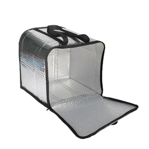 Grand <span class=keywords><strong>sac</strong></span> isotherme à bulles thermique en aluminium <span class=keywords><strong>de</strong></span> taille personnalisée avec poignée au design moderne pour un stockage efficace des aliments - Product Image 3