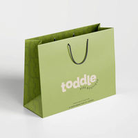 Sac en papier cadeau de luxe personnalisé avec cordon de serrage, poignée, mat, gaufré, recyclable, écologique, vêtements, chaussures
