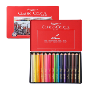 Juego de Lápices de Colores Profesionales Giorgione, 36 Colores a Base de Aceite, Mina de 3.8 mm, Estilo <span class=keywords><strong>Prismacolor</strong></span> para Niños y Estudiantes - Product Image 1