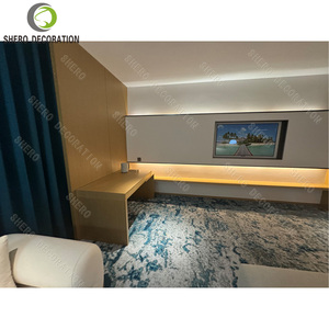 Muebles de Hotel Modernos de 5 Estrellas, Cama King Size de <span class=keywords><strong>Terciopelo</strong></span> Suave, Muebles para Dormitorio, Decoración para el Hogar y la Sala de Estar - Product Image 5
