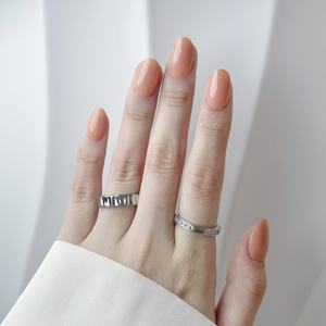 أظافر بلاستيكية عارية وردية اللون تُضغط على الأظافر ، أظافر اصطناعية طبيعية مزيفة بالجملة ، بائع الجملة ، أظافر اصطناعية بتأثير طلاء جل مع علامات غراء - Product Image 5