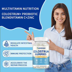 Gummies de colostrum bovin OEM ASAP, compléments alimentaires à base de complexe de vitamine B, biotine, croissance des cheveux, gummies de colostrum - Product Image 2