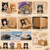Fournisseur de peluches de chats personnalisées et amusantes pour les musées, les magasins sur le thème des animaux, les cadeaux touristiques et les objets de collection