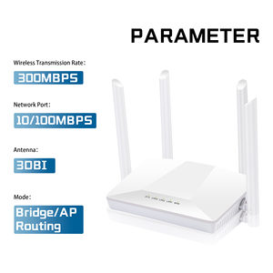 Routeur <span class=keywords><strong>WiFi</strong></span> sans fil double bande Ayision AYS-LU300 300 Mbps 802.11 B/g/n avec 4 ports LAN, fonction pare-feu, pénétration murale, usage domestique - Product Image 2