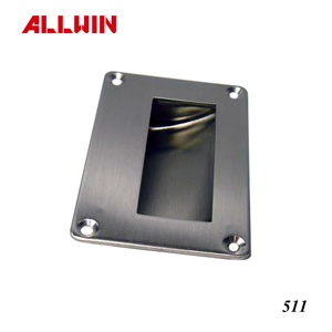 Manija Empotrada Oculta ALLWIN 451 de Acero Inoxidable para Puerta Corredera de Hotel - Product Image 5