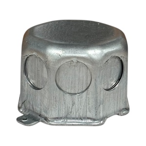 6,5 cm de profundidad 1,6mm de espesor 3/4 pulgadas Knockouts Caja eléctrica de metal galvanizado octogonal - Product Image 3