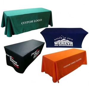 Advertising Stretch Rectangular <b>Table</b> <b>Cloth</b> Trade Show <b>Table</b> <b>Cloth</b> - Product Image 1