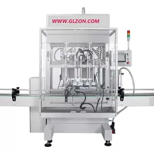 High Viscosity body lotion bottle paste pvc glue can face wash paraffin wax grease pot cartridge Filling Machine/GLZON.COM