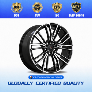 ล้ออัลลอยด์ฟอร์จโมโนบล็อกที่ได้รับการรับรองมาตรฐาน IATF16949 สีดำเงาพร้อมหน้าผิวแบบขัดเงา ล้อแม็กซ์หรูหราสำหรับรถยนต์สมรรถนะสูง ขายส่ง - Product Image 6