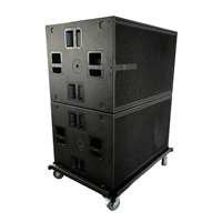 Subwoofer double 21 pouces Power Sound 3000W RMS 6000W de crête, néodyme, grand format, pour système de sonorisation de concerts, événements en extérieur et en intérieur