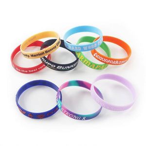 สายรัดข้อมือยางซิลิโคนแบบนูนลายโลโก้ตามสั่ง สำหรับงานอีเว้นท์ - Product Image 3