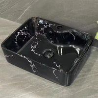 Juego de Calcomanías de Papel Blanco de Alta Temperatura YUTAI de Cuatro Piezas para Lavabos de Cerámica/Vidrio, Calcomanías Doradas por Transferencia de Agua para Uso en el Hogar y Hoteles
