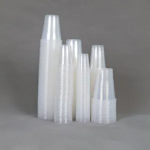 Hot Selling 16oz Clear Plastic Cups Disposable Plastic Water Cups For Restaurant