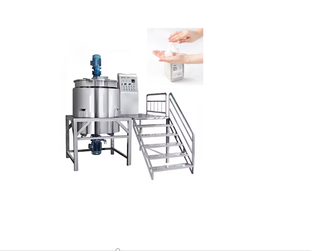 Liquid Filling Machine Stainless Steel Mixing Tank Liquid Soap Making Machine Made in China
