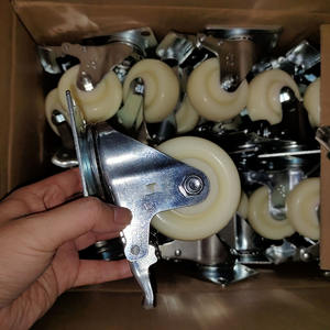 All Style Mittelschwere Rolle schwarz angepasst PU/PVC/TPR/Gummi 3 4 5 Zoll Hoch temperatur ofen stummes Lenkrad - Product Image 4