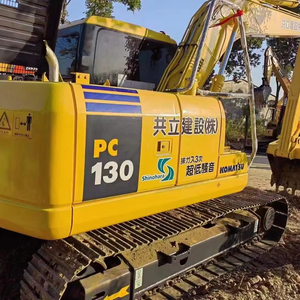 รถขุดมือสองคุณภาพสูง KOMATSU PC130 PC120 12 13 ตัน ราคาถูกที่สุด พร้อมจำหน่าย เกียร์ แบริ่ง PLC - Product Image 1