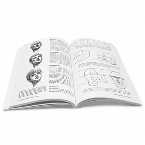 Carnet de croquis à couverture souple, impression personnalisée, livre d'art, livre d'éducation artistique, livre de tutoriel de dessin noir et blanc, service d'impression - Product Image 2