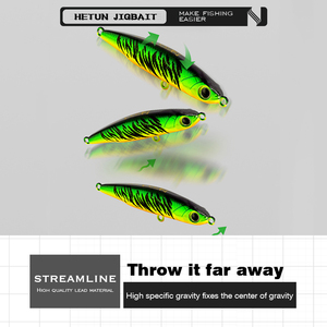 <span class=keywords><strong>Bonic</strong></span> 3,5G/5G/8G señuelo de pesca 5 colores impresos ABS plástico duro lápiz hundimiento cebo para Río lago Stream - Product Image 5