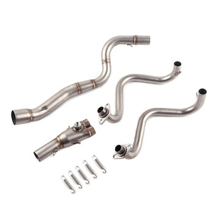 Nuevo <span class=keywords><strong>KAWASAKI</strong></span> <span class=keywords><strong>Z250</strong></span> Z300 Ninja 300 Ninja 250R silenciador de tubo de escape enlace medio escape para motocicleta en caja - Product Image 3