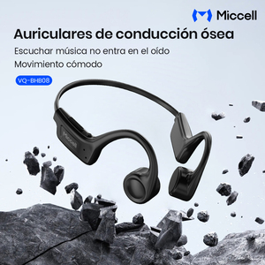 Auriculares Miccell de Conducción Ósea, Bluetooth 5.3, con Carga USB-C, Ideales para Deporte y Viajes. - Product Image 1