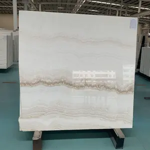 white marble stone straight grain wood white onyx slab