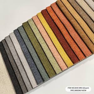Tissu d'ameublement pour canapé en velours glacé tricoté warp multicolore, finition froissée, imperméable, résistant au rétrécissement, nouveau design 2026 - Product Image 3