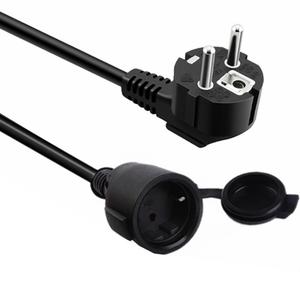 มาตรฐานยุโรปสายไฟ CEE TO IEC 16A 250V สาย PVC สำหรับเครื่องใช้ในบ้าน - Product Image 1