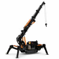 Grue araignée compacte télécommandée de 5 tonnes, best-seller, haute performance pour la construction
