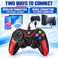 Manette de jeu sans fil ergonomique AI-AA03 avec support pour téléphone pour iOS Android Switch PS3 PS4 PC TV