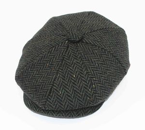 Unisex <strong>Peaky</strong> <strong>Blinders</strong> <strong>Hat</strong> Newsboy Flat <strong>Hat</strong> Herringbone Tweed Wool Baker Boy <strong>Hat</strong> - Product Image 6