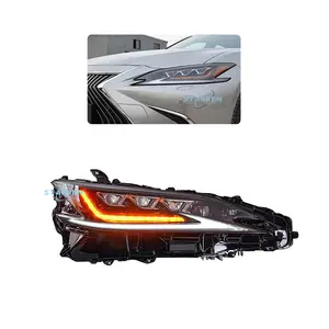 Suitable for Lexus 2018-2023 ES200 ES260 Upgrade to ES300H 3-Eye Headlight Running Turn LED Headlight Assembly Plug and Play