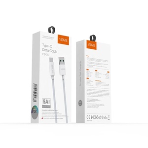 VIDVIE CE chứng nhận bền qc4.0 5A siêu nhanh Sạc Loại C USB dây Cáp truyền dữ liệu cho Android - Product Image 3