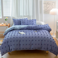 Lot de couvre-lits en coton pour le lavage du lit dans un sac, lot de 6 pièces